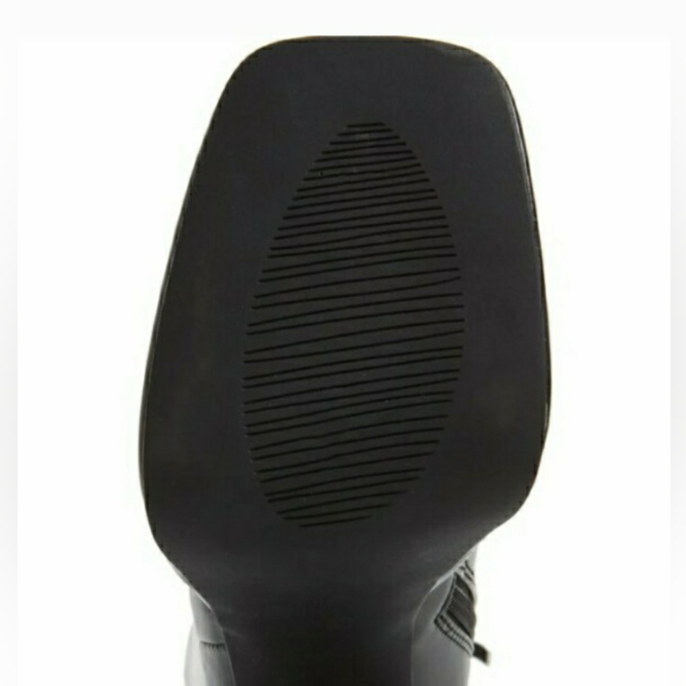 AZALEA WANG Chunky Platform Black Heeled Boots Tiktok Famous LNC With Box - Picture 7 of 12